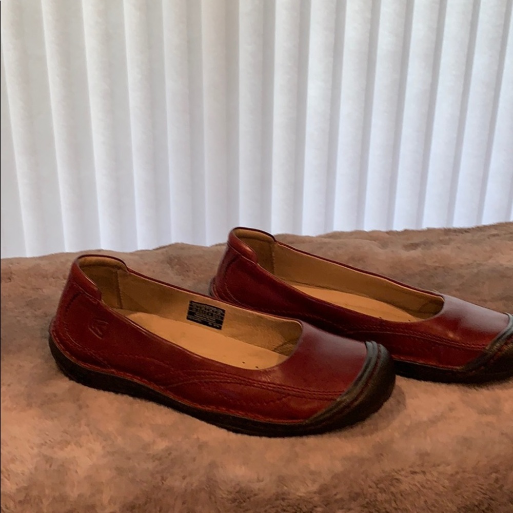 Keen Merlot Ballerina Slip On Shoes